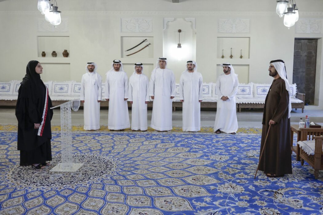 أمام محمد بن راشد.. قضاة جدد في محاكم دبي يؤدون اليمين القانونية